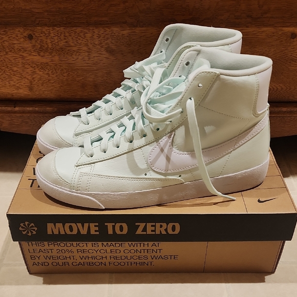 Nike | Shoes | Nike Womens Blazers Mid 77 Mint Green | Poshmark